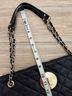 DKNY 100% Leather Solid Black Gold Tote One size - photo 11