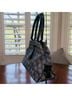 Dooney & Bourke Solid Blue Brown Shoulder Bag One size - photo 5