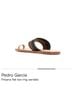 Pedro Garcia 100% Leather Black Brown Sandals Size EU 40 - photo 6