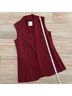 Theory Solid Red Vest Size 4 - photo 11