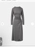 Veronica Beard Gray Casual Dress Size L - photo 5