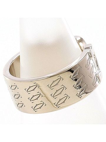 Cartier Cartier C2 18K White Gold Ring, Total Weight 11.0g, Like New Condition. (view 2)