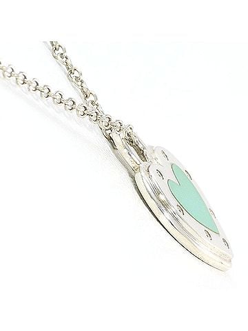 Tiffany & Co. Tiffany & Co. Return to Heart Tag Silver Necklace, Total Weight 2.8g, 45cm, Like New Condition. (view 2)
