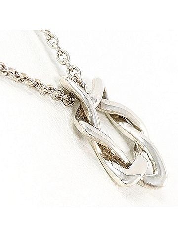 Tiffany & Co. Tiffany & Co. Star of David Silver Necklace, Total Weight 1.7g, 41cm, Like New Condition. (view 2)