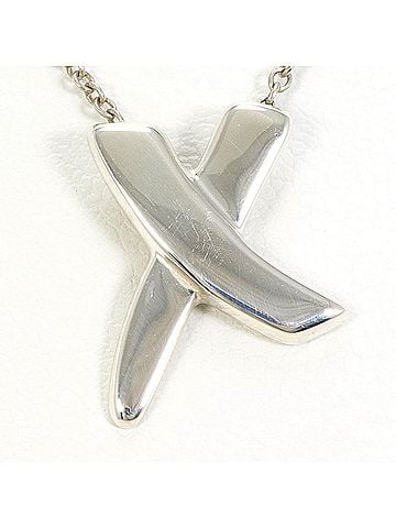 Tiffany & Co. Tiffany & Co. Kiss Silver Necklace, Total Weight 2.3g, 41cm, Like New Condition. (view 1)