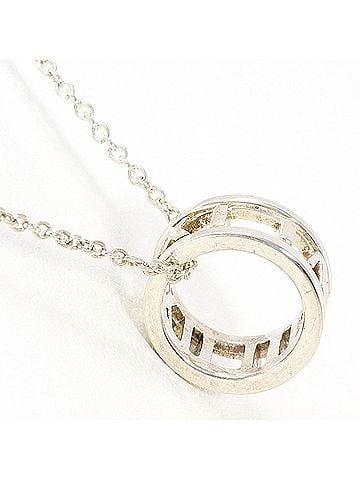 Tiffany & Co. Tiffany & Co. Open Atlas Silver Necklace, Total Weight 2.1g, 40cm, Like New Condition. (view 2)
