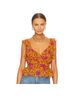 Veronica Beard Floral Orange Pink Sleeveless T-Shirt Size 14 - photo 1