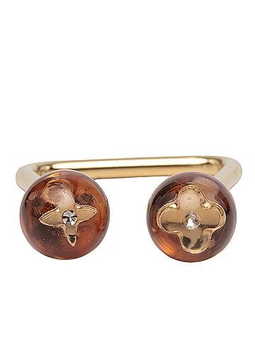Louis Vuitton Louis Vuitton Bague Bubble Ring, Gold Pink Plated Plastic Ring for Women. (view 1)