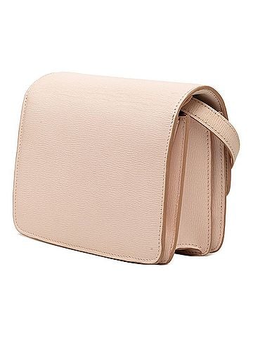 Céline Celine Classic Box Small Crossbody Shoulder Bag, Pink Beige Leather, Women's CELINE (view 2)