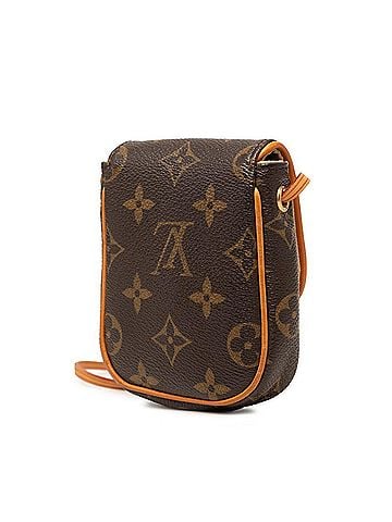 Louis Vuitton Louis Vuitton Monogram Pochette Cancun Crossbody Shoulder Bag M60018 Brown Leather Women's LOUIS VUITTON (view 2)