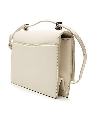 Saint Laurent Saint Laurent Crossbody Flap Shoulder Bag, White Leather, Women's SAINT LAURENT (view 2)