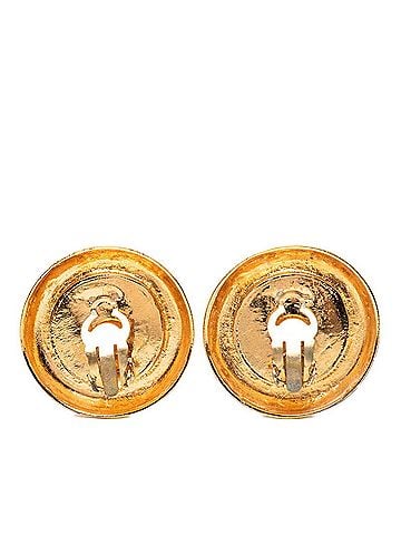 Chanel Chanel 31 Rue Cambon Earrings, Gold Plated, Faux Pearl, Women's. (view 2)
