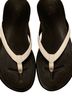 OluKai Black White Flip Flops Size 6 - photo 2