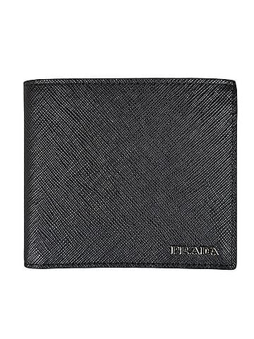 Prada Prada Saffiano Bi-fold Wallet Leather 2MO738 Men's PRADA (view 1)