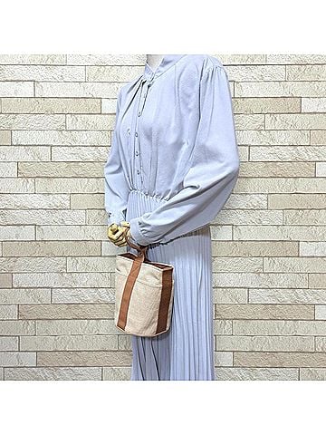 Hermès Hermes Saxo PM Handbag, Toile H Brown, Women's HERMES (view 2)