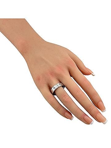 Cartier Cartier Love Ring, 2, 18K White Gold, Men's and Women's, CARTIER (view 2)