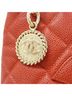 Chanel 100% Leather Red Chanel 1804 handbag One size - photo 4