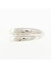 Hermès 100% Sterling Silver Silver Toned Hermes Vertige Ring One size - photo 2
