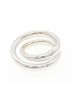 Hermès 100% Sterling Silver Silver Toned Hermes Vertige Ring One size - photo 3