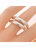 Hermès 100% Sterling Silver Silver Toned Hermes Vertige Ring One size - photo 5