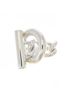 Hermès 100% Sterling Silver Silver Toned Hermes Hermès Croisette Ring One size - photo 2