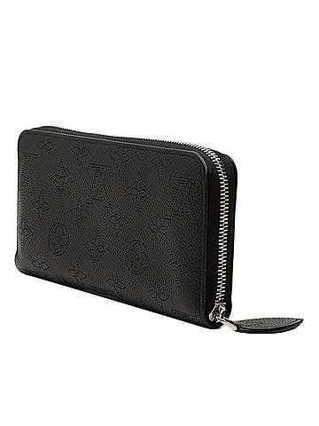 Louis Vuitton Louis Vuitton Monogram Mahina Zippy Wallet Long Wallet, Round Zipper, M61867, Black Leather, Women's LOUIS VUITTON (view 2)