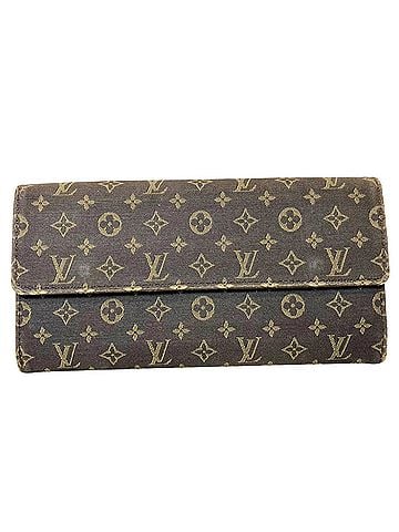 Louis Vuitton Louis Vuitton Portefeuille Sarah Long Wallet, Monogram Mini Lin Canvas, M95234 (view 1)