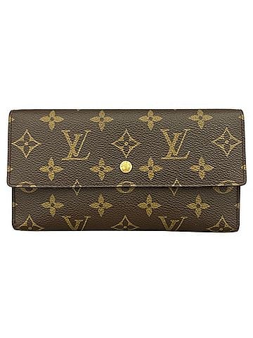 Louis Vuitton Louis Vuitton Portefeuille Tresor International Tri-fold Wallet, Monogram Canvas, M61215 (view 1)