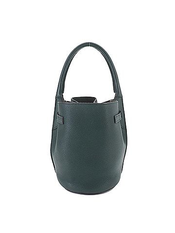 Céline Celine Big Bag Bucket Nano 2-way Hand Shoulder Handbag Leather Green 187243 Small (view 2)