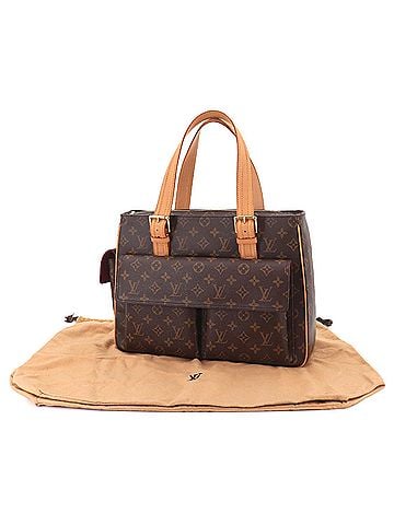 Louis Vuitton Louis Vuitton Monogram Multipli Cite Tote Handbag, Brown, M51162, Gold Hardware (view 2)