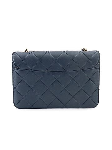Chanel Chanel Beauty Lock Chain Shoulder Handbag, Leather, Navy, A93221, Gold Hardware (view 2)