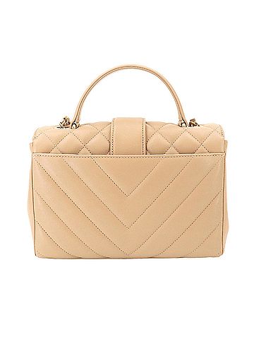 Chanel Chanel Golden Class CC Matelassé Chevron V-stitch 2-way Hand Chain Shoulder Handbag Leather Beige Gold Hardware AS0804 Bag (view 2)
