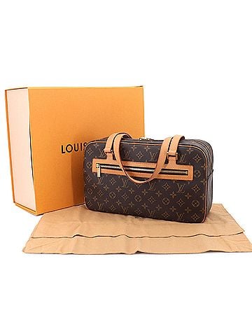 Louis Vuitton Louis Vuitton Site GM Monogram Shoulder Handbag, Brown, M51181, Gold Hardware (view 2)