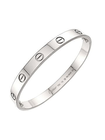 Cartier Cartier Love Bracelet #16 18K WG White Gold 750 Bangle (view 1)