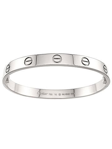 Cartier Cartier Love Bracelet #16 18K WG White Gold 750 Bangle (view 2)