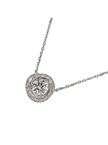 Cartier Cartier Trinity Ruban Diamond Necklace, 0.72ct G VVS1 3EX, 42cm, 18K WG 750. (view 1)