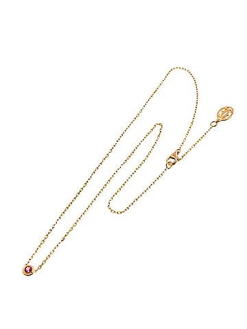 Cartier Cartier d'Amour Pink Sapphire Necklace, 41cm, 18K PG Gold 750, Diamants Légers. (view 2)