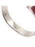Hermès 100% Sterling Silver Red Hermes Clic H PM Bangle, Red and Silver One size - photo 5