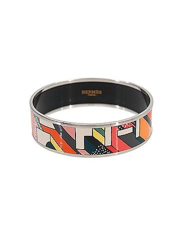 Hermès Hermes HERMES Email MM Bangle Bracelet Multicolor Gold (view 1)