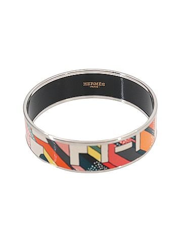 Hermès Hermes HERMES Email MM Bangle Bracelet Multicolor Gold (view 2)