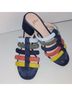 J. Crew x Dauphinette Multi Color Sandals Size 7 - photo 3