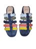 J. Crew x Dauphinette Multi Color Sandals Size 7 - photo 1