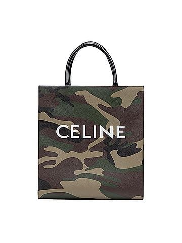 Céline Camouflage Vertical Cabas Tote Medium (view 1)