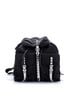 Prada Black Studded Vela Backpack  One size - photo 1