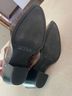 Myra Bag 100% Leather Brown Gold Ankle Boots Size 8 - photo 7