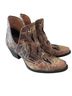 Myra Bag 100% Leather Brown Gold Ankle Boots Size 8 - photo 1
