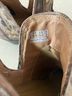 Myra Bag 100% Leather Brown Gold Ankle Boots Size 8 - photo 10