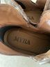 Myra Bag 100% Leather Brown Gold Ankle Boots Size 8 - photo 3