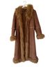 Gallery 100% Polyester 100% Acrylic 100% Acrylic Brown Tan Coat Size M - photo 1