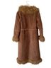 Gallery 100% Polyester 100% Acrylic 100% Acrylic Brown Tan Coat Size M - photo 2